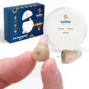 EarRite Rechargable OTC Hearing Aids for Seniors - Hampir Terlihat & Comfortable 9 Adjustable Levels of Clarity Compact In- Ear Design Digital Hearing amplifier with Noise Reduction and Charging Case