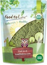Makanan untuk Powder Organik Hidup Alfalfa, 4 Ounces - Non- GMO, dibuat dari Raw Died Whole Young Leaves, Vegan, Bulk, Great for Baking, Juces, Smoothies, Tea & Minuman. Sumber Baik dari Dietary Fiber & Protein