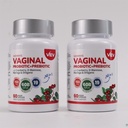 VEV Women 's Probiotic + Prebiotic, Cranberry, D-Mannose, 120 Capsules