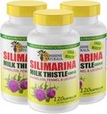 Sunshine Milk Thistle Complex. Dukungan Kesehatan Hati, Detoksifikasi, Pertahanan Antioksidan, dan Peningkatan Fungsi Hati Alam. Promoses Digetical Health. 600 mg. 120 Capsules. Paket 3.