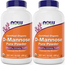 Sekarang Makanan Murni, D-Mannose Organik 10 ons Powder (Paket 2) - Bladder Cleanse dan Suplemen Kesehatan Tract Urinary - Non-GMO - Vegan Friend- 2000mg / 2 Grams per Serving