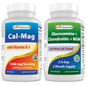 Calcium Magnesium terbaik dengan Vitamin D3 1500mg & Glucosamin Chondroitin dan MSM