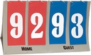 Champion Sports FAS4 Flip A Score Tabletop Scorer, 5 "Numbers