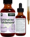 Echinacea dan Goldenseal 2 quid Extract oz - Natural Herbal Suplement