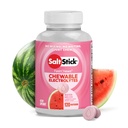 SaltStick Electrolite FastChews - 120 Watermelon Chewable Electrolytes - Salt Tablets for Running and Hydration, Electrolite Chews - 120 Count