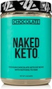 Chocolate Keto Telanjang - Premium Chocolate Keto Fat Bomb Powder - Nothing Artificial - Gluten- Free Keto Bomb Chocolate Mct Oil Powder dengan No Gmos - 1.3 Lb