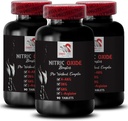 L-citrulline and l-arginine Suplemen - Nitric Oxide Booster - Endurance, Nitric Oxide Flow, Power Training, Fitness Dups, Pre- Gym Boost, Muscle Pump, Fisik Boost 3 Botol 270