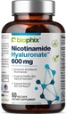 Nicolingamide Hyaluronate 600 mg 60 Vcap - Natural Flush-Free Flush-Free 124; Gluten- Free Nicotcic Amide Niacin. Hyaluronic Accid 124; Mendukung Layanan Kesehatan Skin 124; Perbaikan Sel Healthy