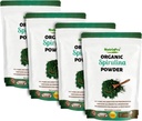 Empat Pack Spirulina Powder untuk Juice dan Smootthy Mix; 100% Natural, USDA Organic and Gluten Free, dengan High Protein, Vitamin, Antiokidants dan Mineces (12 Ounces) (4)