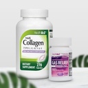HealtA2Z ® Super Savings Bundle Deal - Gas Relief Simelicone 250mg (200 Softgels) & Multi Collagen Pills, 1735 mg (270 Collagen Capsules)