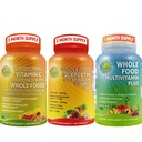 Lengkap Daily Vitamin - Quercetin dengan Bromelain Tambahan Bundle dengan Multivitamin Plus untuk Pria & Perempuan dengan Besi dan Lipomal Vitamin C Liquid Geel - untuk Imune, Repiratory, Digeptical Dukungan