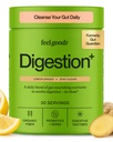 Feel Goods Gut Guardian, Organic Fiber, Probiotic & Prebiotic Powder, Sugar Free, Herbs for Bloat, Gut Health Support, Digetical Health for Men & Women, Non GMO, Vegan, Lemon Ginger, 30 Servis