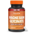 Magnesium Glycinate - High Absorpsi Magnesium Suplemen 500mg Per Serving for Stress Relief, Sleep, Heart and Bone Health, Nerve Dukungan - Non-GMO, Gluten- Free, Lembut pada Stomach, 240 Capsules