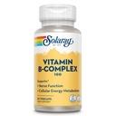 Filamin Vitamin B Kompleks 100mg - Cellular Energy, Nerve and Heart Health Support All 8 B Complex Vitamin - Vitamin B12, B1, B2, B3, B6, Niasin, Folic Acid dan Biotin - Vegan, 50 pelayan