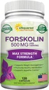 ASSquared Nutrection Forskoli -500mg Max Kekuatan -120 Kapsul-Kasules, Pendukung Alam untuk Bahan Bakar Berat Murni Berat, Colemus Forskohli - Forskalin Diet Pil, Belly Buster Pure Fat Burner 2X Slim Trim Kalah