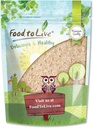 Makanan untuk Live - Whole Psyllium Huss, 12 Ounces - Murni Psyllium Huskes, Unflakes, Keto, Vegan, Bulk. Sumber Besar Soluble, Fiber Tak Terjelaskan