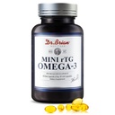 Tambahan Minyak Ikan Brian 130 Softgel, Sangat Absorbed rTG Mini Omega 3 Ikan Capsule dengan EPA / DHA Acids Fatty Vitamin D E, 500mg rTG Omega- 3 Dukung Heart Brain Ammune Health No Fishy Tasy