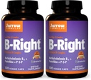 Jarrow Formula BB-100 Veggie Caps, Paket 2 - Lower-Odor Vitamin B-Complex Formula - Energi & Metabolisme Dukungan - Promodes Brain, Hati & Cardiovaskular Kesehatan - 100 Cacah (Paket 2)