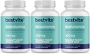 Benfotiamine 300mg (180 Vegetarian Capsules) (60x3) No Stearate - No Silicon Dioksida - Vegan - Non GMO - Gluten Free