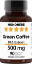 MontaHERB Green Coffee Extract 500 mg - 90 Vegetarian Capsules