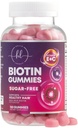 Vitamin Gummy dengan Biotin 5000 mcg - Pertumbuhan Rambut Dukungan dengan Vitamin E & C untuk Thicker, Lebih Kuat & Rambut Cantik - Rambut Skin dan Nails Vitamin Bagi Perempuan, Non- GMO, Gluten Bebas - 120 Gummi