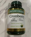 Nature 's Bounty Cranberry Plus Vitamin C, 4200 mg, Softgels 250 ea (Paket 2)