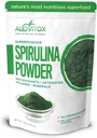 Alovitox Organic Spirulina Powder 124; Nutrient Deal Superfood dengan Antioksidants, Protein, Vitamin A dan B, Fiber, Omegas 3, 6 & 9- 100% Organik, No Advance / Colors, Gluten Free, Vegan, Non-GMO (1 LB)