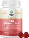 Vitamin B12 Gummies for Dewasa - Sugar Free Vitamin B12 1000 mcg Chewable Gums for Energy & Mood Dukung Anti Kesehatan - Kosher Non-GMO & Gluten Free Suplemen Perempuan & Pria - 90 Cacah