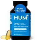 Astaga! Omega The Great Triple Omega 3 Fish Oil Suplement for Women & Men with Vitamin E, DHA & EPA, Skin Care & Skin Tone Dukung untuk Heart & Brain Health, Gluten Free, Non GMO, 60 Softgeels