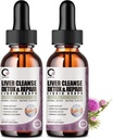 4 Fl Oz - Liver Cleanse Detox & Repair Liquid Drops - 100mg Milk Thistle Extract Drops for Liver Cleanse & Detox, Antioksidant, Digetsy Support
