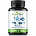 ForestLeaf Hyaluronic Acids Suplemen 124f, 100mg High Biovailable Dietary Hyaluronic Acider Capsules + 50mg C 124; Supports Skin Hydration, Gabungan Bersama, Anti- Aging, Rambut & Nails 12.120 Caps