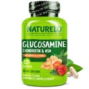 NATURELO Glucosamin Chondroitin MSM dengan Boswellia dan Vitamin C - Suplemen untuk Komfort Gabungan, Mobility, dan Kekuatan - 120 Kapsul