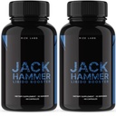 Laboratorium rize - Jack Hammer Libido Booster Suplemen untuk Men, Powerful All Natural Formula untuk Menimbulkan Performance (120 Kapsul)