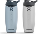 Prox Pursuit Protein Shain Shaker Bottle (32 oz) - Silent No-Ball Mixer, Leak- Providence Lid, BPA / BPS & Phthalate- Free ECOZEN - Easy- Clean Shaker Cup for Protein Shakes, Pre & Postout Smoothies