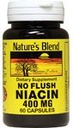 Nature 's Blend Niacin No Flush 400 mg 60 Capsules