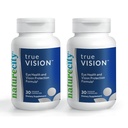 Perbaikan Kesehatan Mata Vision NatureCity - Tanaman - Berbasis Lutein dan Hobxanthin dengan Potalency Tinggi Saffron 20mg - Blue Light Protection, Dukung Central and Night Vision (60 Veggie Capsules)