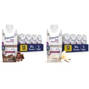 Pastikan Max Protein Cokelat dan French Vanilla Nutrition Shakes, 30g Protin, 150 Kalori, 12 Bungle Kemasan