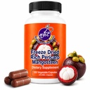 Mangosteen Pericarp Capsules - Organik Freeze Bubuk Kering Kekuatan, Kaya dalam 56 + Ventixanthones & Flavonoid, High ORAC - 120 Veggie Capsules