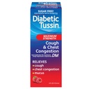 Diabetic Tussin DM Maximum Power Cough and Chest Contraffic Relief Liquid Syrup, Safe for Diabetics, Berry Flavored, 4 Fl Oz (Pack of 1)