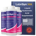 Lubrisyn Hyaluronic Acid Oral Suplemen Gabungan - Liquid HA Formula untuk Manusia - Promotes Gabungan Dukungan, Mobility, Fleksibilitas, Hidration & Healthy Fungsi untuk Pria & Perempuan - 3 x 115oz