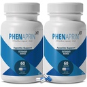PhenAprin XR Maximum Power Appetite Prepressant Diet Pil - 2 - Pack, Metabolisme Boosting, Weight Los for Women, 120 Blue / White Capsules