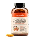 NatureWise Curcumin Turmeric 2250mg - 95% Curcuminoid & BioPerine Black Pepper Extract for Advanced Absorpsi - Daily Joint and Immune Health Support - Vegan, Non-GMO, 360 Count [Penyedia Hari 120]