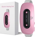 Electric Heating Pad, Portable Cordless Menstrual Pad dengan 4 Heat Levels dan 4 Massage Modes, Fast Large Heat Belly Close Belt for Cramps, Back Pain Relief Gifts for Women Her (Pink)