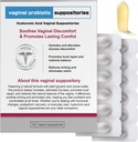 Nahid Hyaluronic Aciosrestory 124; Vaginal Moizard & pH Balance Support: 124; 12 Inserts with Prebiotic Complex; Soothe Dryness, Odor Control, Restore Comfort 124; Menopause & Intimate Care