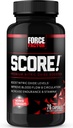 Force Factor SCORE! Tambahan Nitric Oxide untuk Men with Horny Goat Weed, L- Citrulline, Ashwagandha, Black Maca & Tribulus, Ignite Drive & Energy, Ingrade Endurance, For Male Vitalitas, 76 Capsules