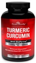 Turmeric Curcumin dengan BioPerine Black Pepper Extract - 755mg per Capsule, 120 Veg. Capsules - GMO Free Tumeric, standardized ke 95% Curcuminoid untuk Maksimal Potensi