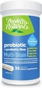 Multi- Strain 12 Milyar Proposal CFU & Pregities for Dewasa 30 Capsules - Probiotic for Men & Women to Helping Restore Gut Good Flora and Dupport Diatles - No Reinfered Progration