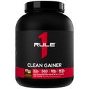 Aturan 1 Bersihkan Gainer - Tinggi Protein Gain Formula dengan 560 Kalories, 30g Full-Spectrum Protein, Lebih dari 90g Carbs, Under 6g of Fat (15 Pelayan, Coklat Peanut Butter)
