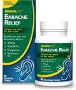 Relief Earache MagniLife, Fast- Bertindak Bantuan Alam untuk Telinga Perenang, Rasa Sakit dan Ketidaknyamanan dari Allergies, Dingin dan Flu - 90 Quick Dissolve Tablets