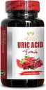 Suplemen Uric Acid Cleanse, Support Healthy Uric Acid Level, Tart Cherry, Cranberry, 60 Kapsul